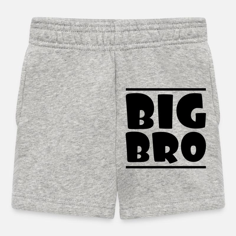 BIG BRO - Baby Shorts - Grau meliert