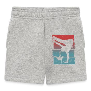 Breakdance - Baby Shorts - heather grey - Front