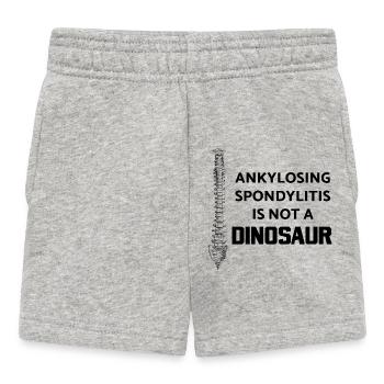 Ankylosing Spondylitis Krankheit Wirbelsäule AS - Baby Shorts - Grau meliert - Vorne