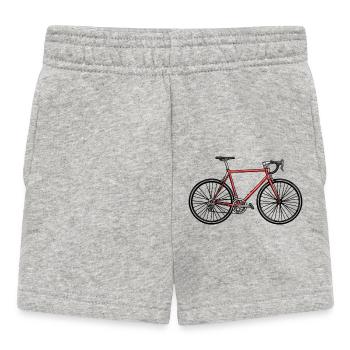 Vélo de route rapide - Short Bébé - gris chiné - Devant