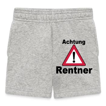 Rente Rentner Rentnerin Berufe Achtung Rentner(25) - Baby Shorts - Grau meliert - Vorne