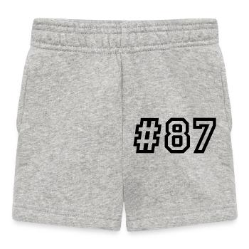 1987 Jahrgang 39. Geburtstag 39 Jahre alt - Baby Shorts - Grau meliert - Vorne