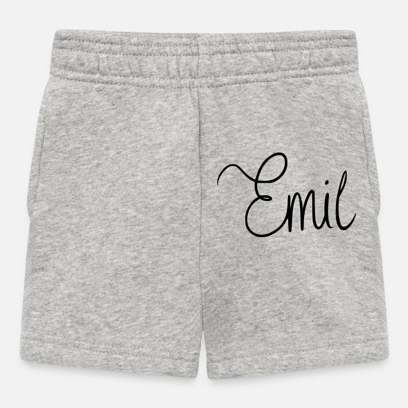 Emil - Baby Shorts - Grau meliert