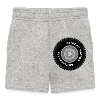Offroad Nation Reifen - Baby Shorts - Grau meliert - Vorne