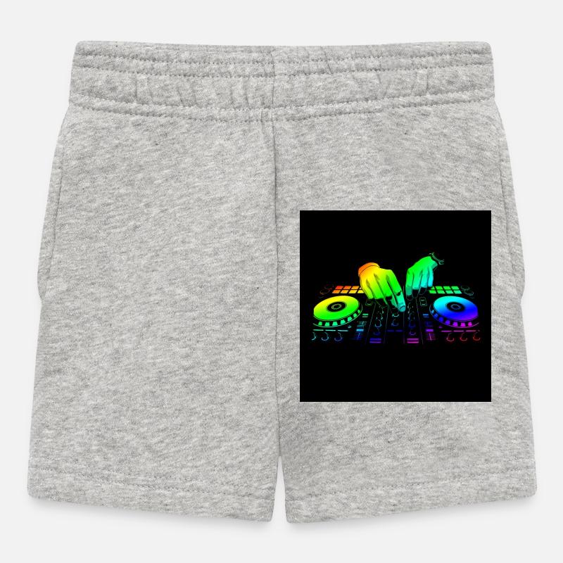 Disc jockey - Short Bébé - gris chiné