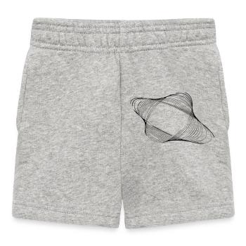 La forme géométrique imparfaite supplémentaire - Short Bébé - gris chiné - Devant