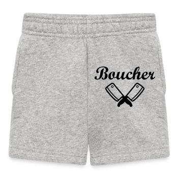 Boucher - Short Bébé - gris chiné - Devant