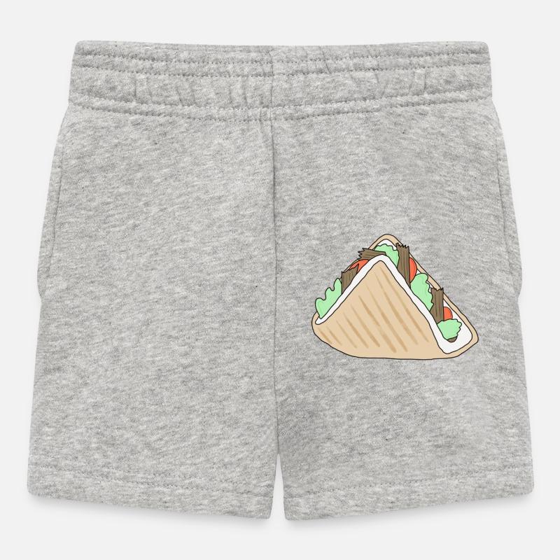 Döner *** vierge - Short Bébé - gris chiné