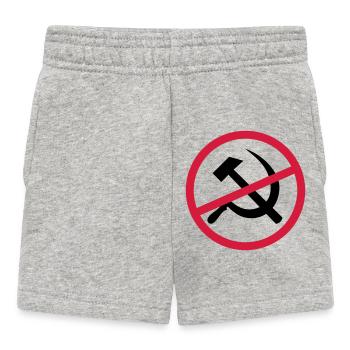 Signe du communisme interdit - Short Bébé - gris chiné - Devant