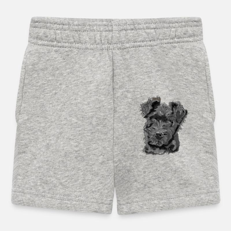 Pumi - Short Bébé - gris chiné
