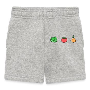 Salade Tomate Oignon - Short Bébé - gris chiné - Devant