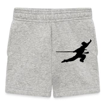 Taichi Qiong Kung Fu - Baby Shorts - Grau meliert - Vorne