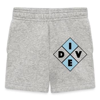 Dive - Baby Shorts - heather grey - Front