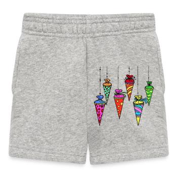 School bag School start School start School start - Baby Shorts - heather grey - Front