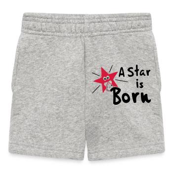 Baby Star is Born Né - Short Bébé - gris chiné - Devant