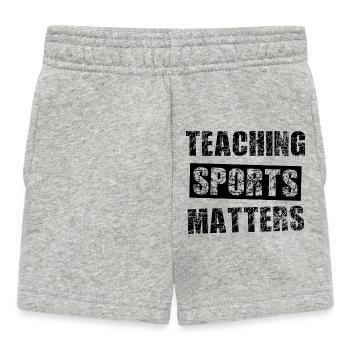 Professeurs de sport - Short Bébé - gris chiné - Devant