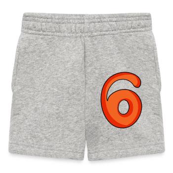 Numéro 6 - Short Bébé - gris chiné - Devant