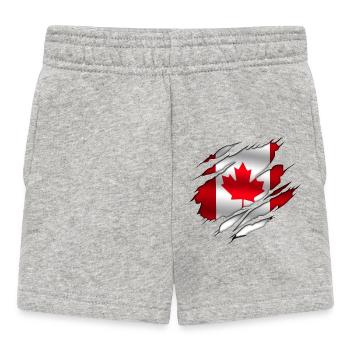 Kanada (Kanada) - Baby Shorts - Grau meliert - Vorne