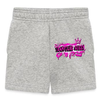 Trampoline Graffiti Queen - Short Bébé - gris chiné - Devant