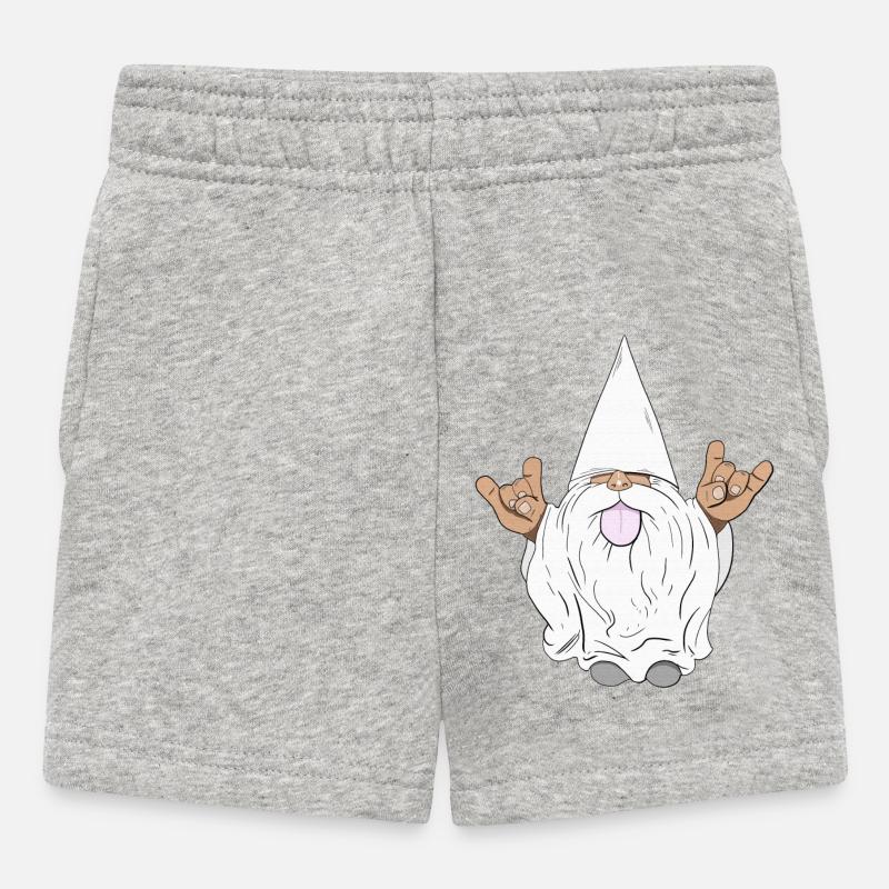 Gnome Rock - Short Bébé - gris chiné