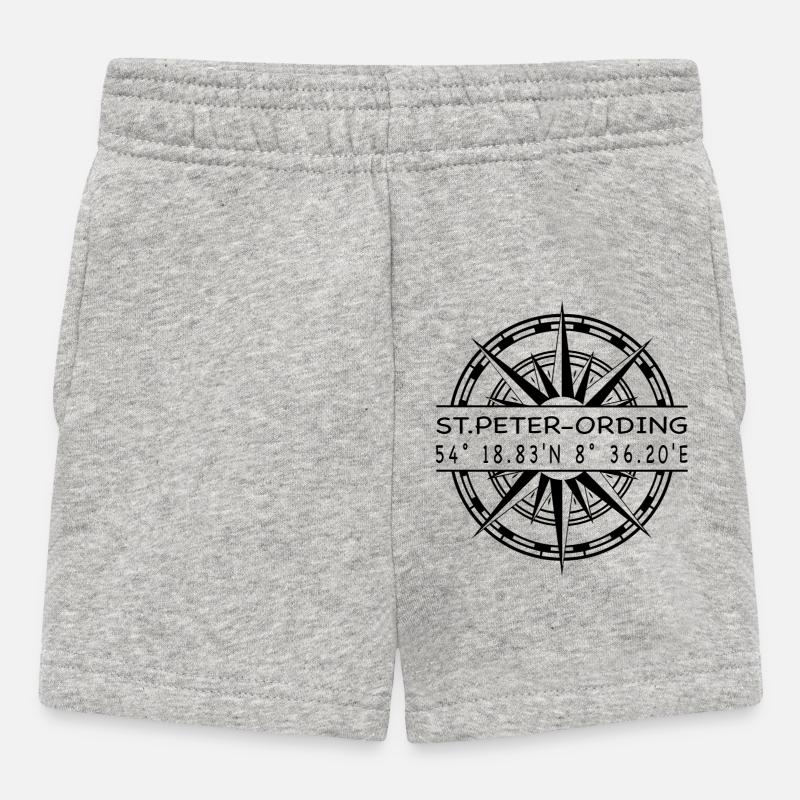 St Peter Ording - Baby Shorts - Grau meliert