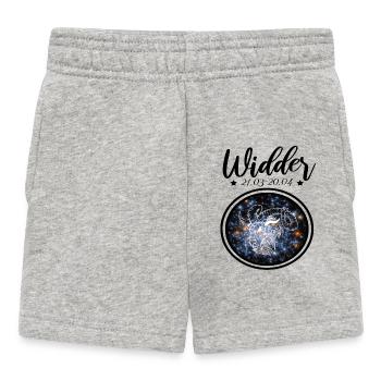 Widder Sternzeichen - Baby Shorts - Grau meliert - Vorne