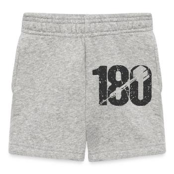 DART DARTS 180 ONEHUNDREDANDEIGHTY DARTS PLAYER - Baby Shorts - heather grey - Front