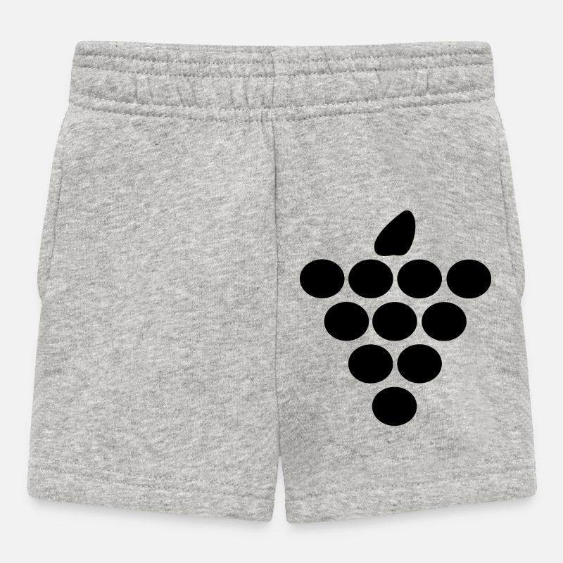 Weinstrasse - Baby Shorts - Grau meliert