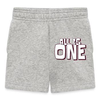 Weisheit Wohlbefinden - Baby Shorts - Grau meliert - Vorne
