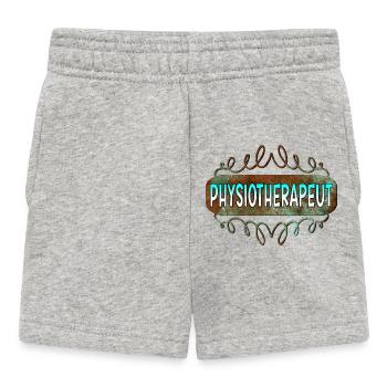 Physiotherapeut - Baby Shorts - Grau meliert - Vorne