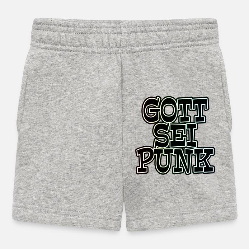 GOT SEI PUNK! - Baby Shorts - Grau meliert