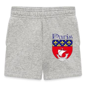 Paris - Short Bébé - gris chiné - Devant