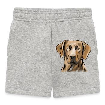 Labrador - Short Bébé - gris chiné - Devant