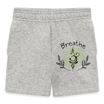 Yoga - Baby Shorts - Grau meliert - Vorne
