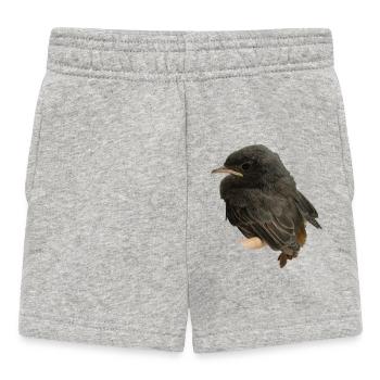 Maison redstart branche - Short Bébé - gris chiné - Devant