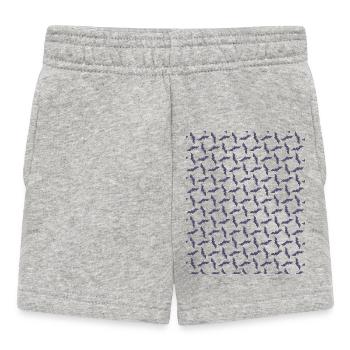 Fledermaus Halloween - Baby Shorts - Grau meliert - Vorne