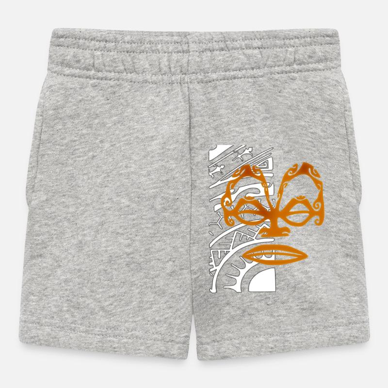 TIKI TOA - Short Bébé - gris chiné