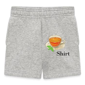Tea shirt - Baby Shorts - heather grey - Front