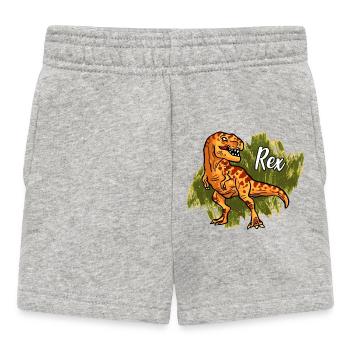 Tyrannosaurus Rex - Baby Shorts - Grau meliert - Vorne