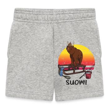 Finland - Baby Shorts - heather grey - Front