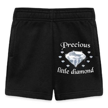 bébé un diamant précieux rare inestimable - Short Bébé - noir - Devant