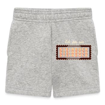 Cool Horoskop Statement Steinbock Aberglaube - Baby Shorts - Grau meliert - Vorne