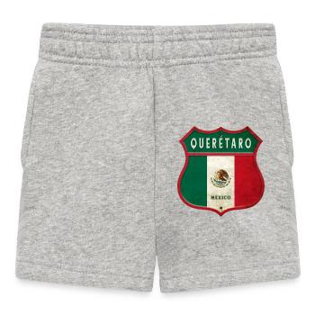 Écusson Queretaro Mexico - Short Bébé - gris chiné - Devant