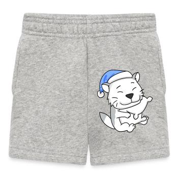 Katze Katzenrasse Burmilla - Baby Shorts - Grau meliert - Vorne