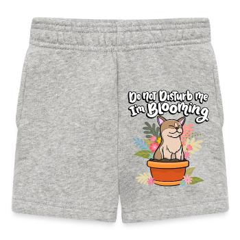 Dérange-moi pas je fleuris drôle de plante - Short Bébé - gris chiné - Devant