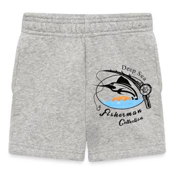 Deep-sea fishermen - Baby Shorts - heather grey - Front
