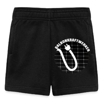 Balkonkraftwerker Vorbild Animation zum Nachahmen - Baby Shorts - Schwarz - Vorne