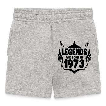 1973 - Né en 1973 - Short Bébé - gris chiné - Devant