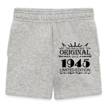 1945 - Année de construction 1945 - Né en 1945 - Short Bébé - gris chiné - Devant