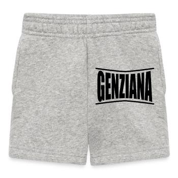 T-Shirt Genziana T-Shirt Geschenkidee - Baby Shorts - Grau meliert - Vorne